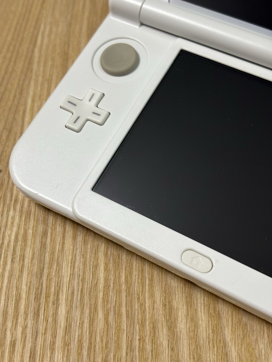 Dual IPS New Nintendo 3DS LL XL Pearl White Console Tested Japan