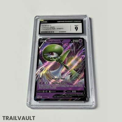 Pokémon Gardevoir V Ultra Rare Champions Path Holo Full Art 016/073 | CGC MINT 9