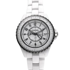 CHANEL J12 Couture 1.3" H9763 White/Blanc Ladies Watches quartz Used Ginzo
