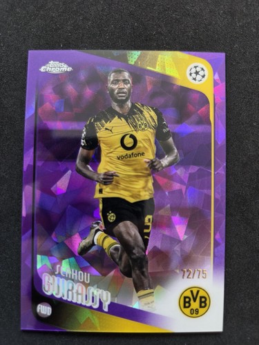 Serhou Guirassy 72/75 Topps Chrome Ucc Sapphire 25-26 Dortmund