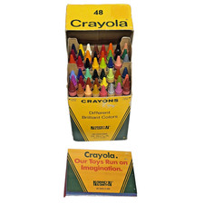 1984 Crayola Crayons Binney  Smith 48 Different Brilliant Colors
