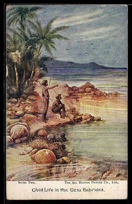 New Hebrides, Child Life, Series Two, Ansichtskarte 