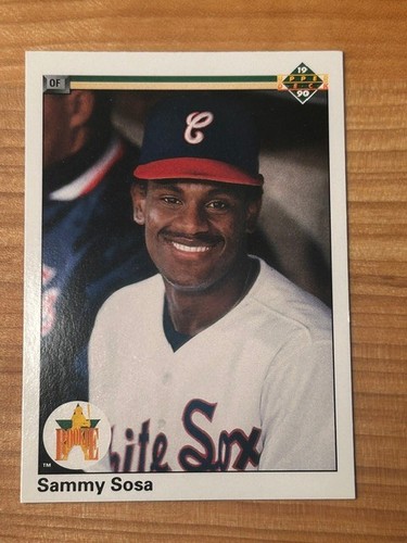 1990 Upper Deck - Star Rookie Sammy Sosa #17 (RC) Birthdate Error Card MINT