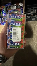 Falim Sugarless Plain Gum, watermelon Flavored, PACK OF 2 ( 200ct )