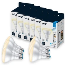 - 65W BR30 Soft White LED Smart Bulb - Pack of 6 - E26, Indoor - Connects to ...