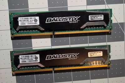 Crucial Ballistix Sport 8GB kit (4GBx2) DDR3-1600 1.5V 240-Pin UDIMM BLS2CP4G3D1