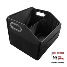 Car Seat Organizer, Foldable Leather Car Front Passenger Seat Storage with Box