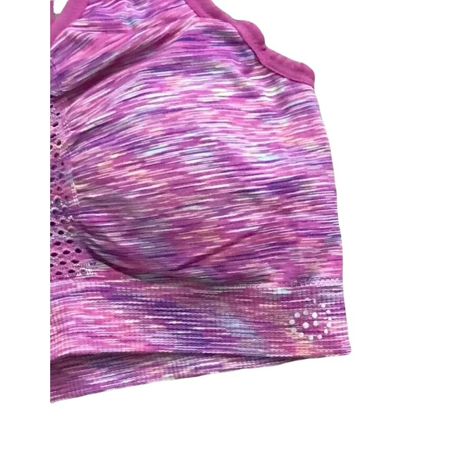 Sujetador deportivo acolchado BE INSPIRED para mujer talla pequeña espalda corredora correr yoga Foto 3 de 4