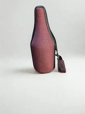 Wine Bottle Carrier Caddy O Burgundy Cooler Insulated Hand Strap