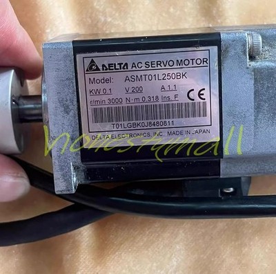 1PC Used DELTA Servo Motor ASMT01L250BK