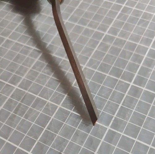 Burin Lozenge Engraving Graver Tool LC #60-D round wood handle - Picture 5 of 5