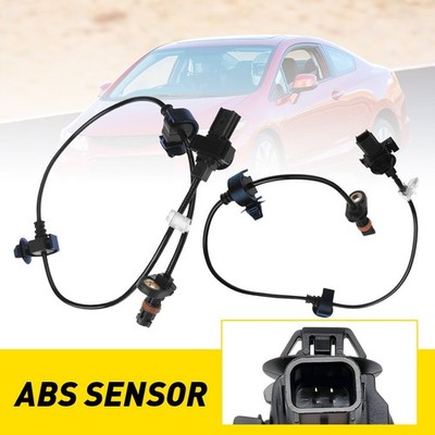 Fit 2012-2015 HONDA Civic Rear Left+Right ABS Wheel Speed Sensor 57470-TR3-A02