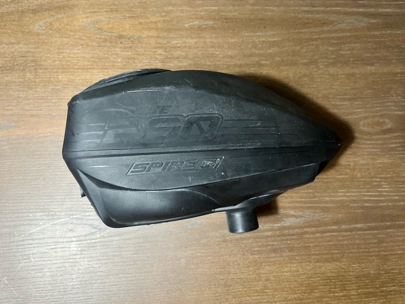 Virtue Spire iR2 Paintball Loader w/Speedfeed & Spring Ramp - SE Stealth Black