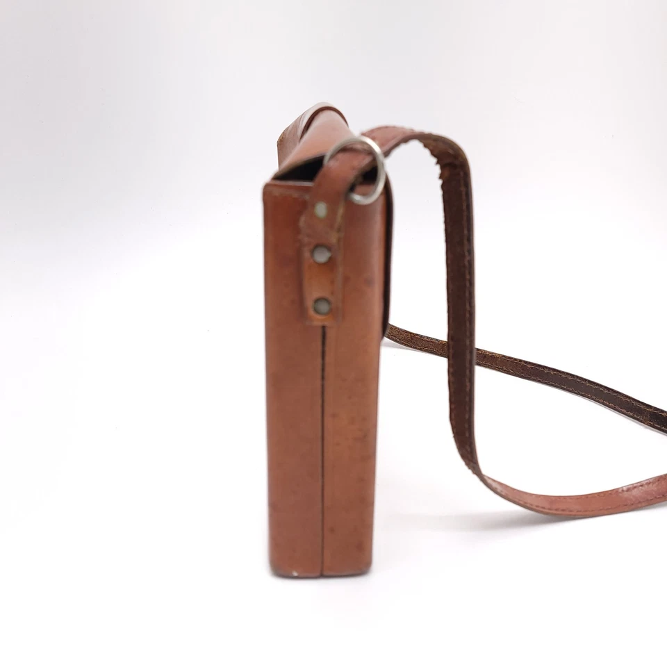 Estuche de transporte de cuero vintage bolsa para cámara retro Polaroid Sx 70 (solo estuche) Foto 3 de 4