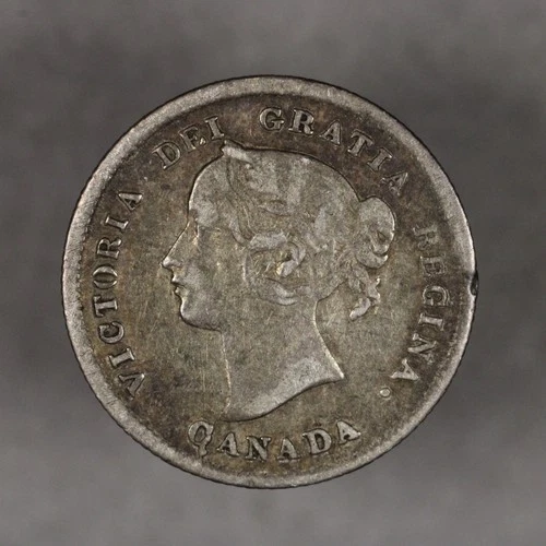 1872 Canada 5 Cents Silver — photo from the most recent tracked eBay sale