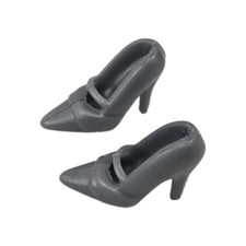 Mattel Barbie Basics Silver High Heels Shoes Accessories 11 in Fashion Doll