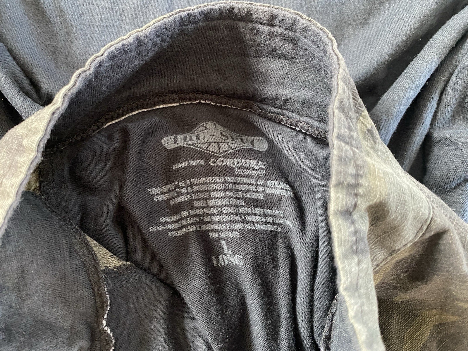 Tru Spec Multicam Black Combat Shirt LARGE/LONG Tactical Military