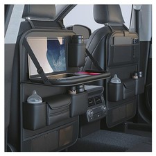 Primst 2 Pack Leather Car Backseat Organizer with Foldable Table Tray, Car St...