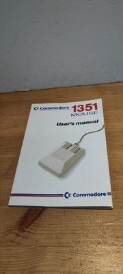 Commodore 1351 Maus Bedienungsanleitung Computer Publikation - Vintage 1986