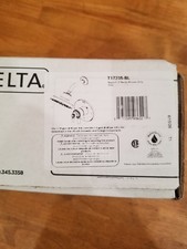 DELTA T17235-BL Saylor 17 Series Black Shower Valve Trim Kit, Matte Black READ