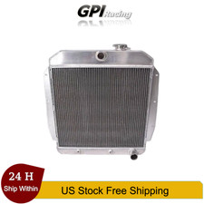 Full Aluminum Radiator For 1955-1959 Chevy Apache Gmc Classic Pickup Truck