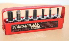 Mac Tools Standard 38 Drive Allen Hex Bit Socket Set 7 Pc. 38 - 18 Mac Tools Standard 38 Drive Allen Hex Bit Socket Set 7 Pc. 38 - 18