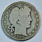 1907-S Barber Half Dollar 602