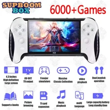 X18 Handheld Game Console 4.3 Inch IPS Screen,6000+ Games, Video Games