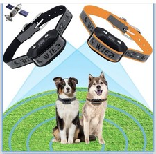 WIEZ D020 GPS Electronic Wireless Dog Collar Fence Range 65-3281ft 2 Dog Collars