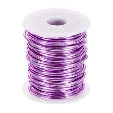 10 Gauge Aluminum Craft Wire 2.5mm 65.5ft Bendable Metal Wire, Light Purple