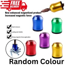 3-in-1 Magnetic Screwdriver Bit Holder Aluminum Universal Hex Screw Magnet Ring.