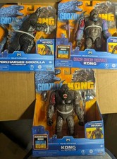 Godzilla Versus Kong Monsterverse Action Figures 3 Pc Set Brand New