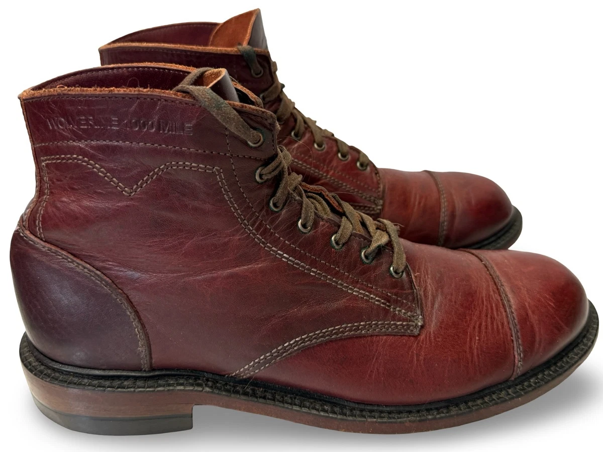 Brown Wolverine 1000 Mile Boots for Men for sale | eBay