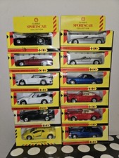 Shell Classic Sportscar Collection 12 Diecast Model Cars Porsche BMW Mercedes