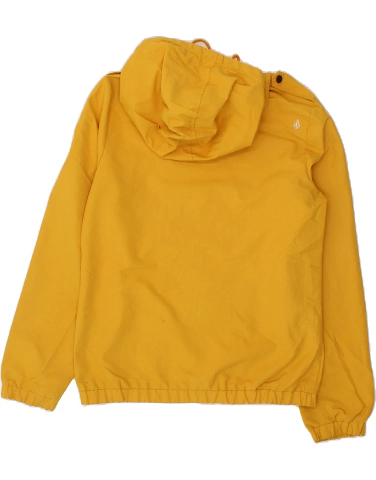 VOLCOM Womens Hooded Military Jacket UK 12 Medium Yellow CG01 - Image 2 of 4