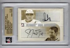 06-07 IN THE GAME ULTIMATE MEMORABILIA DUAL AUTO /40 ALEX OVECHKIN JOE THORNTON