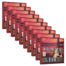 10 Sets Alice A208-SL Acoustic Guitar Steel Strings Copper Alloy Winding 011-052