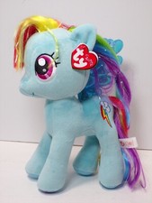 TY Sparkle Rainbow Dash MY LITTLE PONY 2017 Hasbro 10" Plush 062824WT