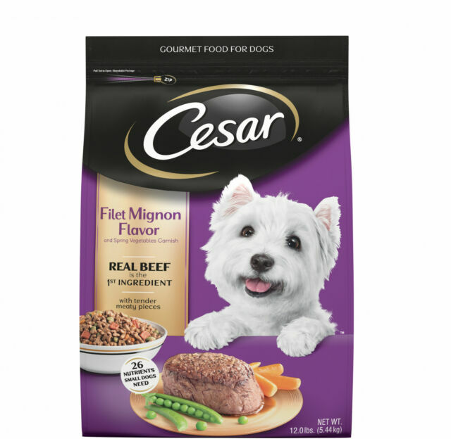 cesar dry dog food filet mignon