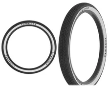 ORIGINAL! DURO TIRE 24 X 2.125 BLACK/WHITE SIDE WALL LOWRIDER RAISED LETTER HF-1