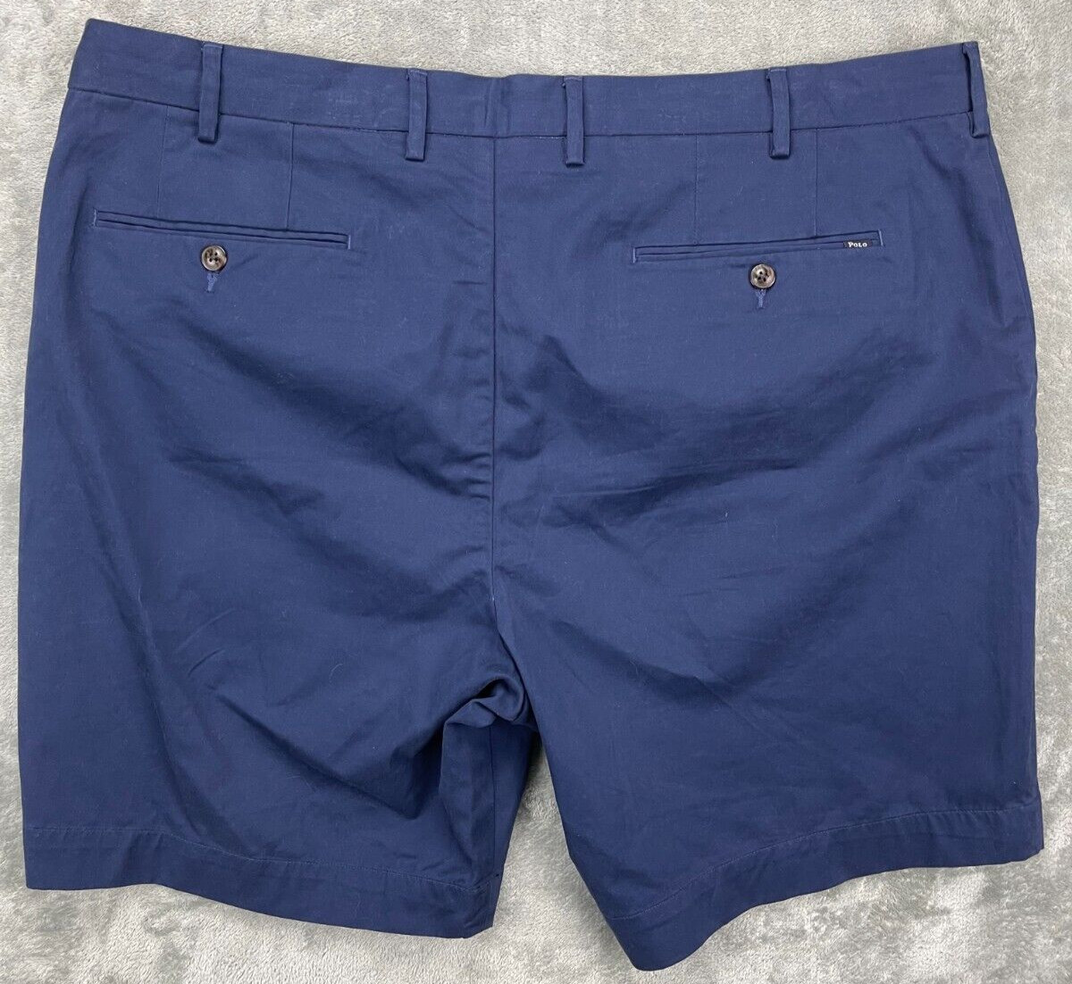 Polo Ralph Lauren Men's Shorts Stretch Classic Fit 42 Navy Blue Chino thumbnail 9