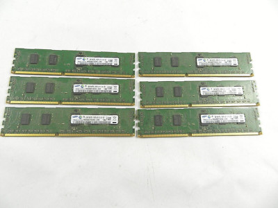 Lot (6) 12 GB Samsung M393B5773CHO-CH9 Server Ram 2GB Memory B311