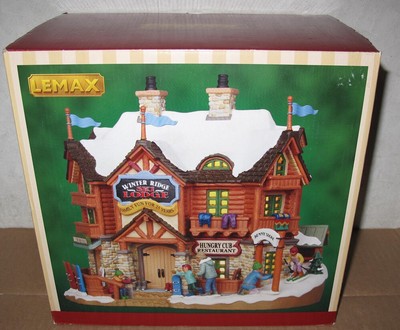 Lemax Ski Lodge Builing House Winter Ridge Christmas Village Exclusive