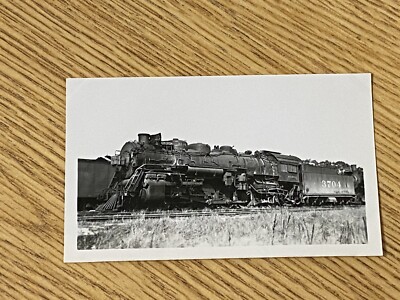 Santa Fe Railway Steam Engine Locomotive 3704 Vintage Photo ATSF | eBay