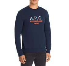 A.P.C. Sweat Achille Homme Sweatshirt Navy Size M 2977