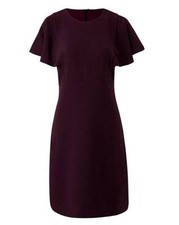 CREPE FRILL DRESS Size 12 F008