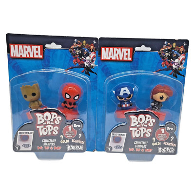 Marvel Spider-Man Groot Captain America Black Widow 6 Stempel