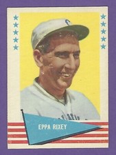 1961 Fleer Baseball Greats - #71  Eppa Rixey - Ex