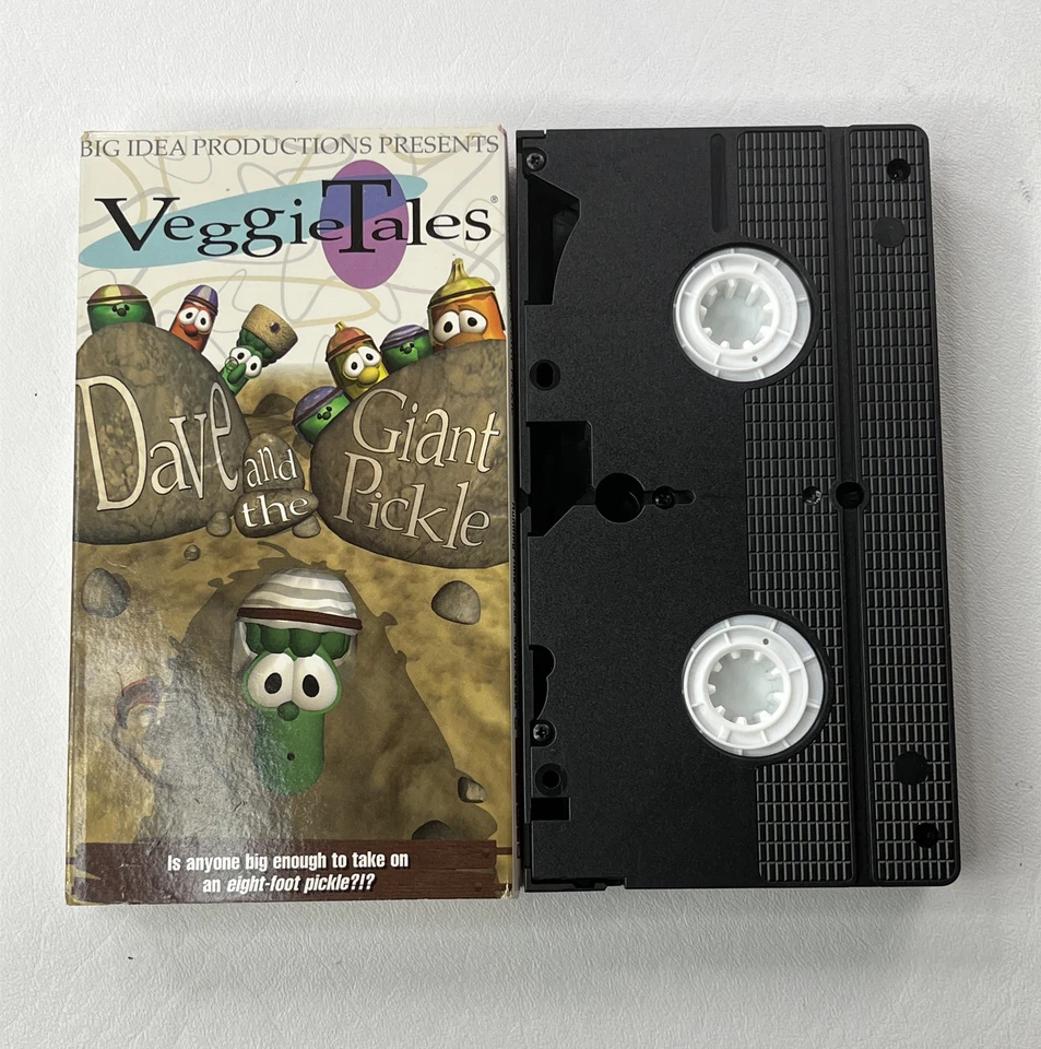 VHS VeggieTales - Dave And The Giant Pickle (VHS, 1996) Episode 5 - Religious - Image 4 of 4