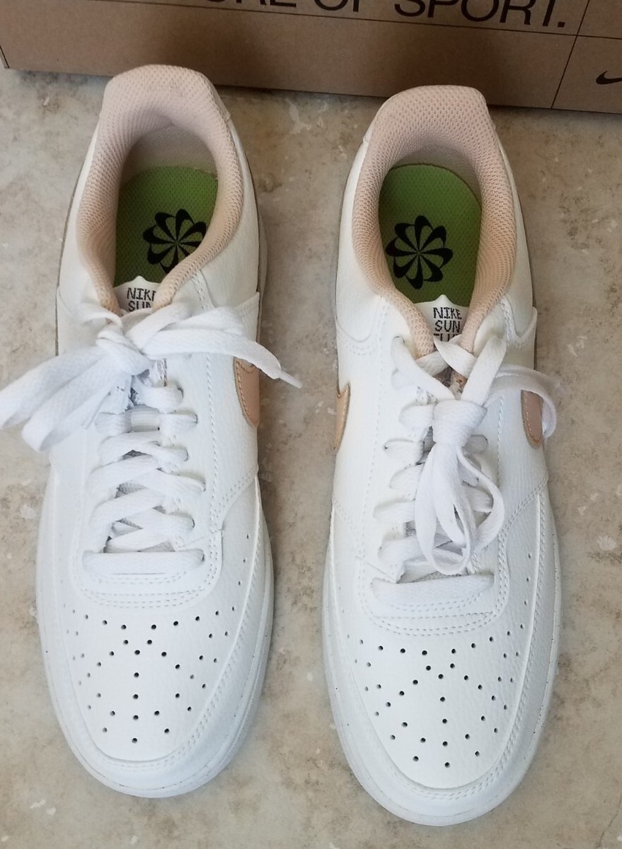nao　1011 Size 10 - Nike Court Vision Next Nature Low Sail White Onyx